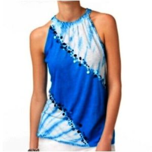 INC Tie Dye Halter Tank 💙
